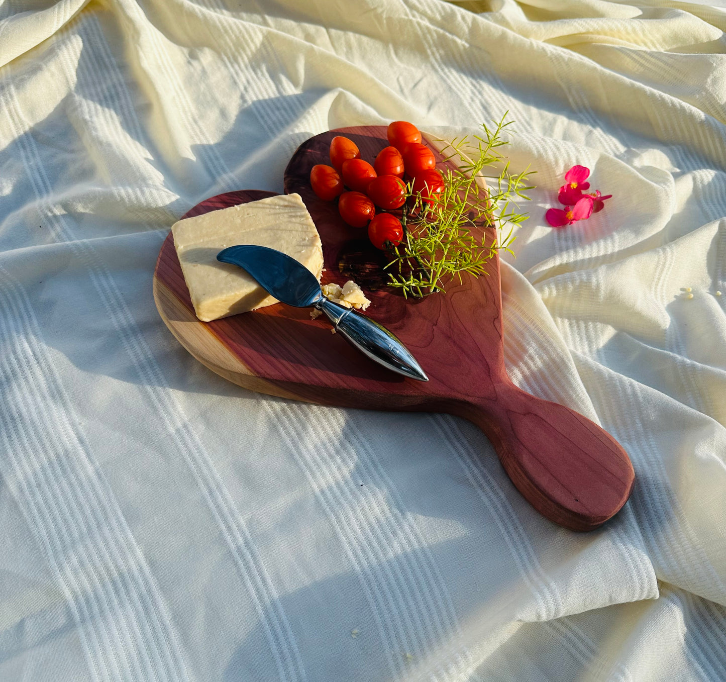 Heart Charcuterie Board with Handle