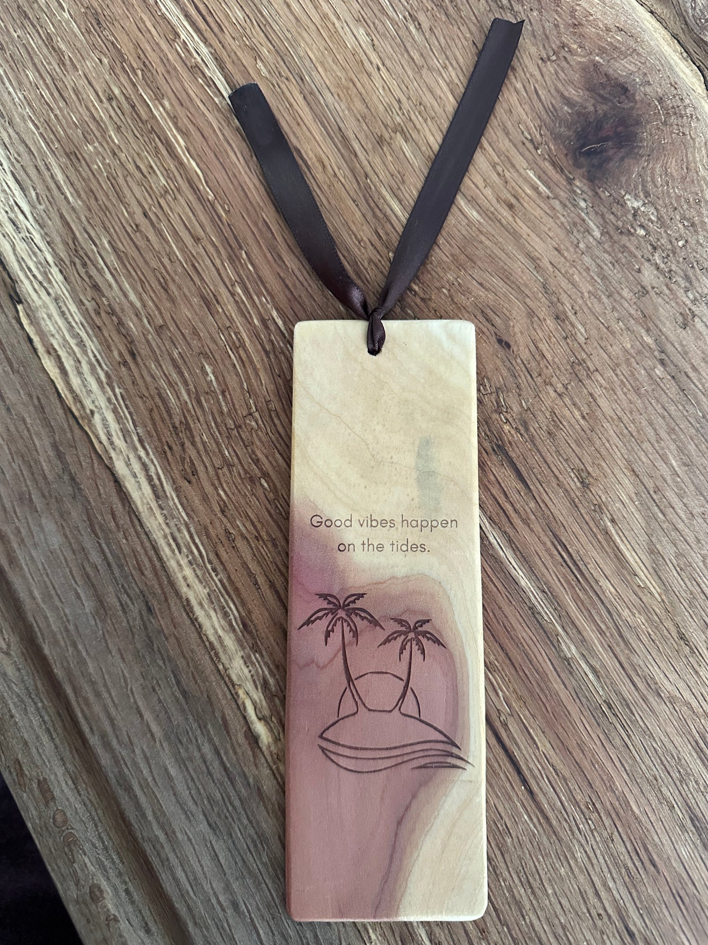 Good Vibes On the Tides Bookmark