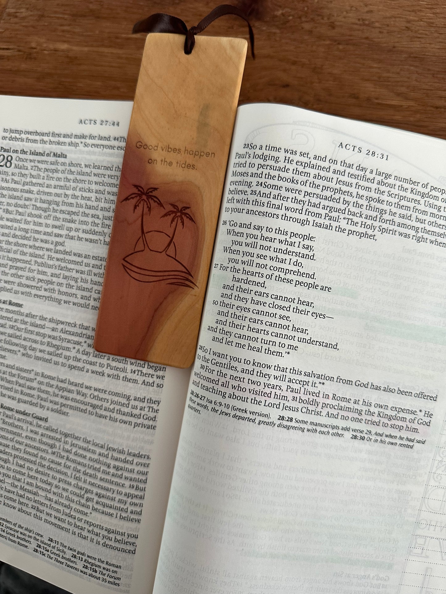 Good Vibes On the Tides Bookmark